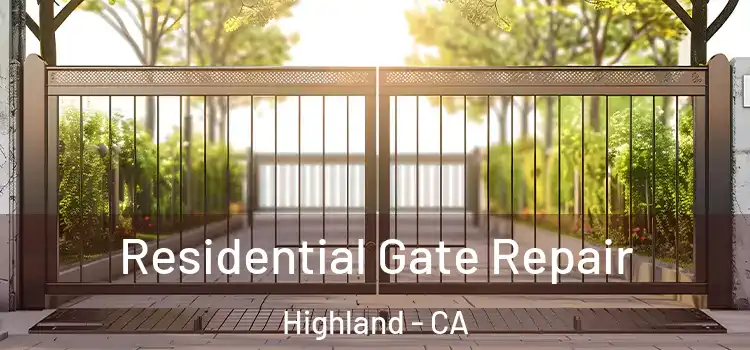 Residential Gate Repair Highland - CA